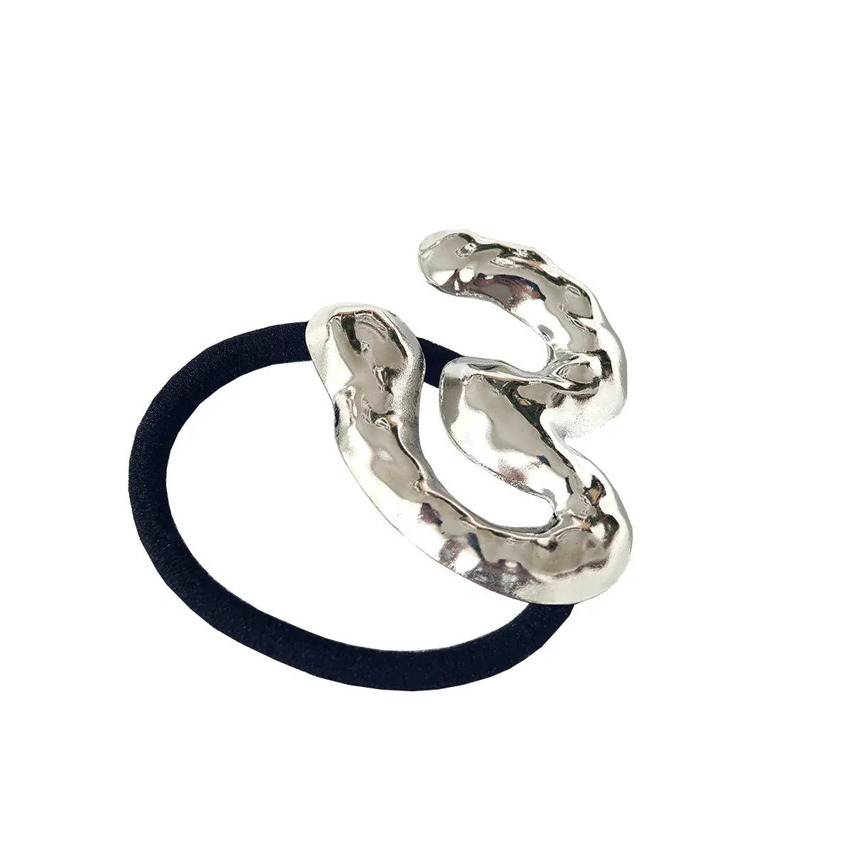 Women'S Casual Simple Style Solid Color Alloy Hair Tie