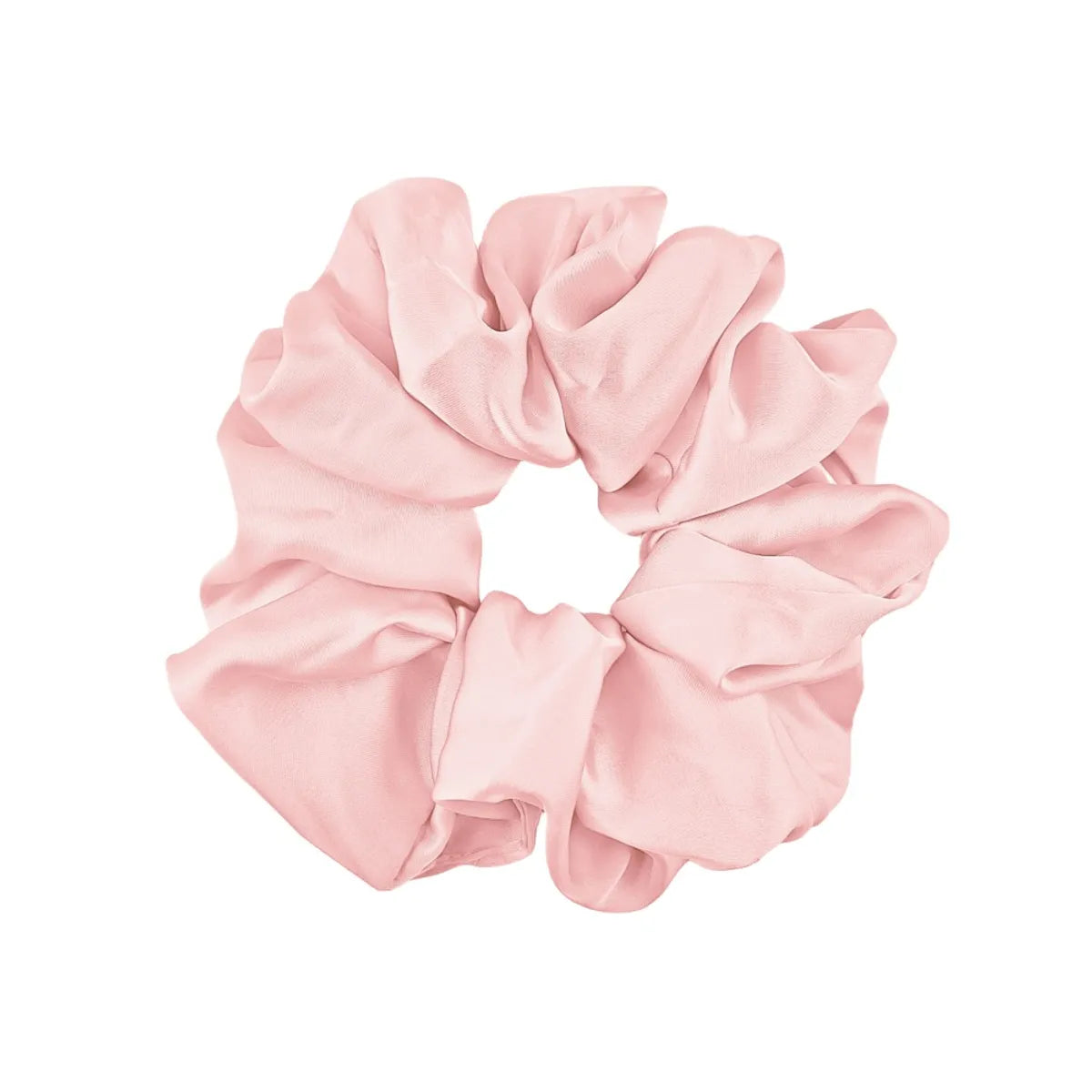 Women'S Casual Simple Style Solid Color Satin Hair Tie