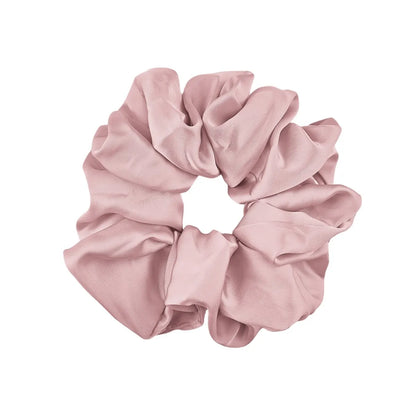 Women'S Casual Simple Style Solid Color Satin Hair Tie