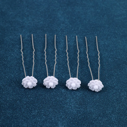 Women'S Casual Simple Style U Shape Metal Plating Inlay Pearl Hairpin