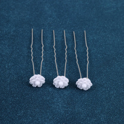 Women'S Casual Simple Style U Shape Metal Plating Inlay Pearl Hairpin