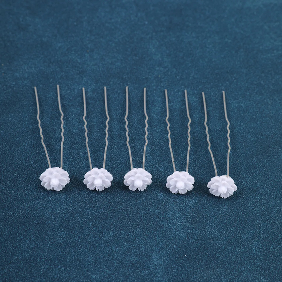 Women'S Casual Simple Style U Shape Metal Plating Inlay Pearl Hairpin