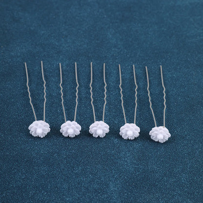 Women'S Casual Simple Style U Shape Metal Plating Inlay Pearl Hairpin