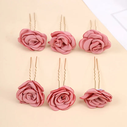 Women'S Casual Simple Style U Shape Metal Plating Inlay Pearl Hairpin