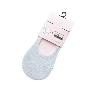 Women'S Casual Solid Color Cotton Ankle Socks A Pair