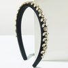 Women'S Casual Vacation Classic Style Geometric Alloy Cloth Inlay Rhinestones Glass Hair Band