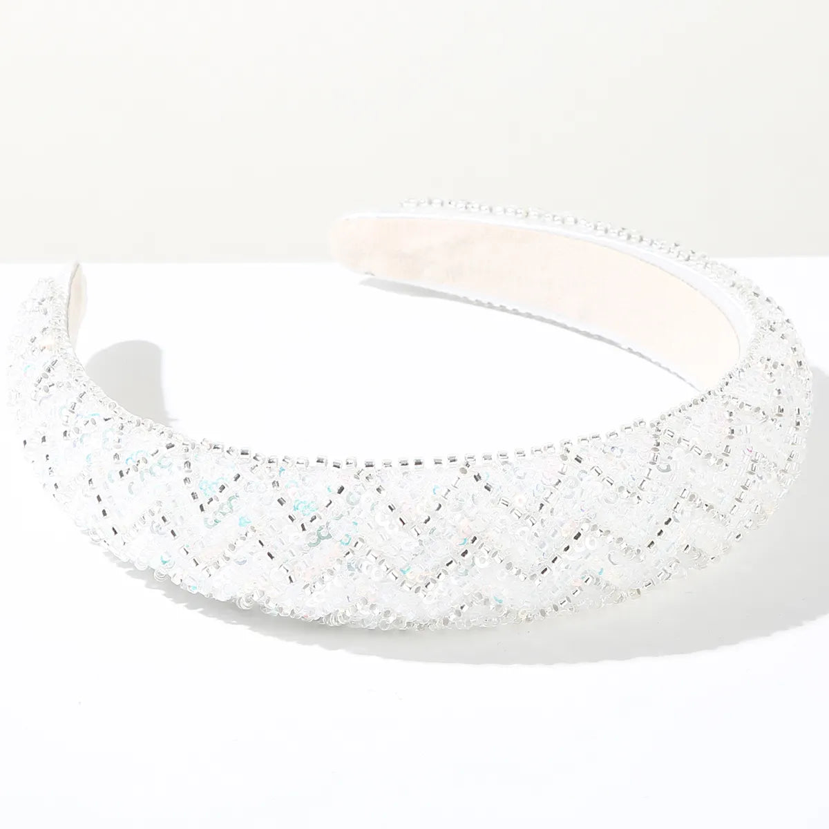 Women'S Casual Vacation Classic Style Geometric Beaded Alloy Cloth Beaded Sequins Beads Hair Band