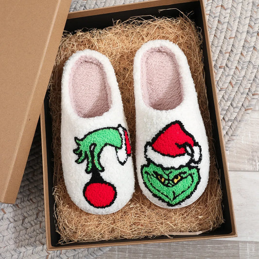 Women'S Casual Vacation Multicolor Round Toe Cotton Slippers