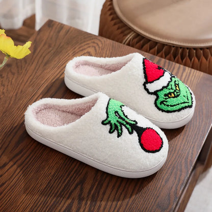 Women'S Casual Vacation Multicolor Round Toe Cotton Slippers