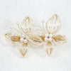 Women'S Chinoiserie Flower Alloy Hair Clip Hair Band