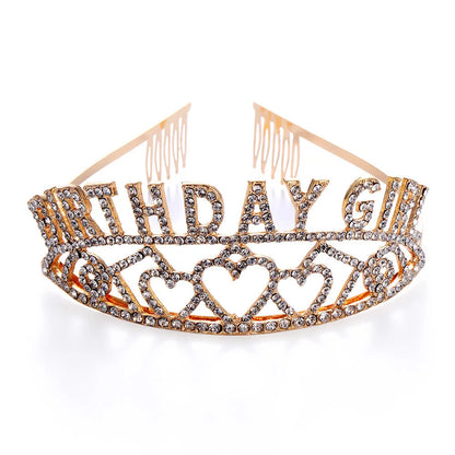 Women'S Classic Style Crown Alloy Hair Band