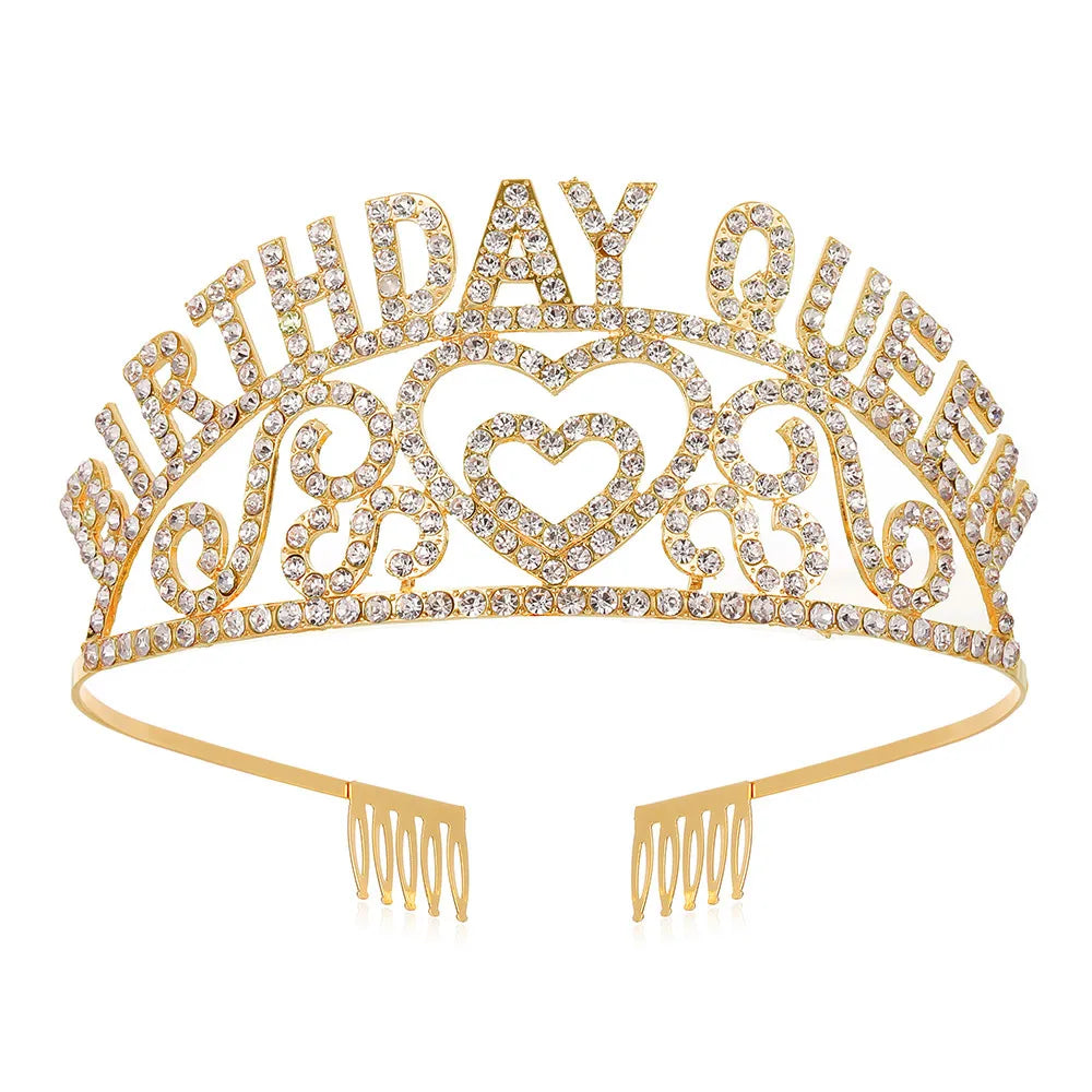 Women'S Classic Style Crown Alloy Hair Band