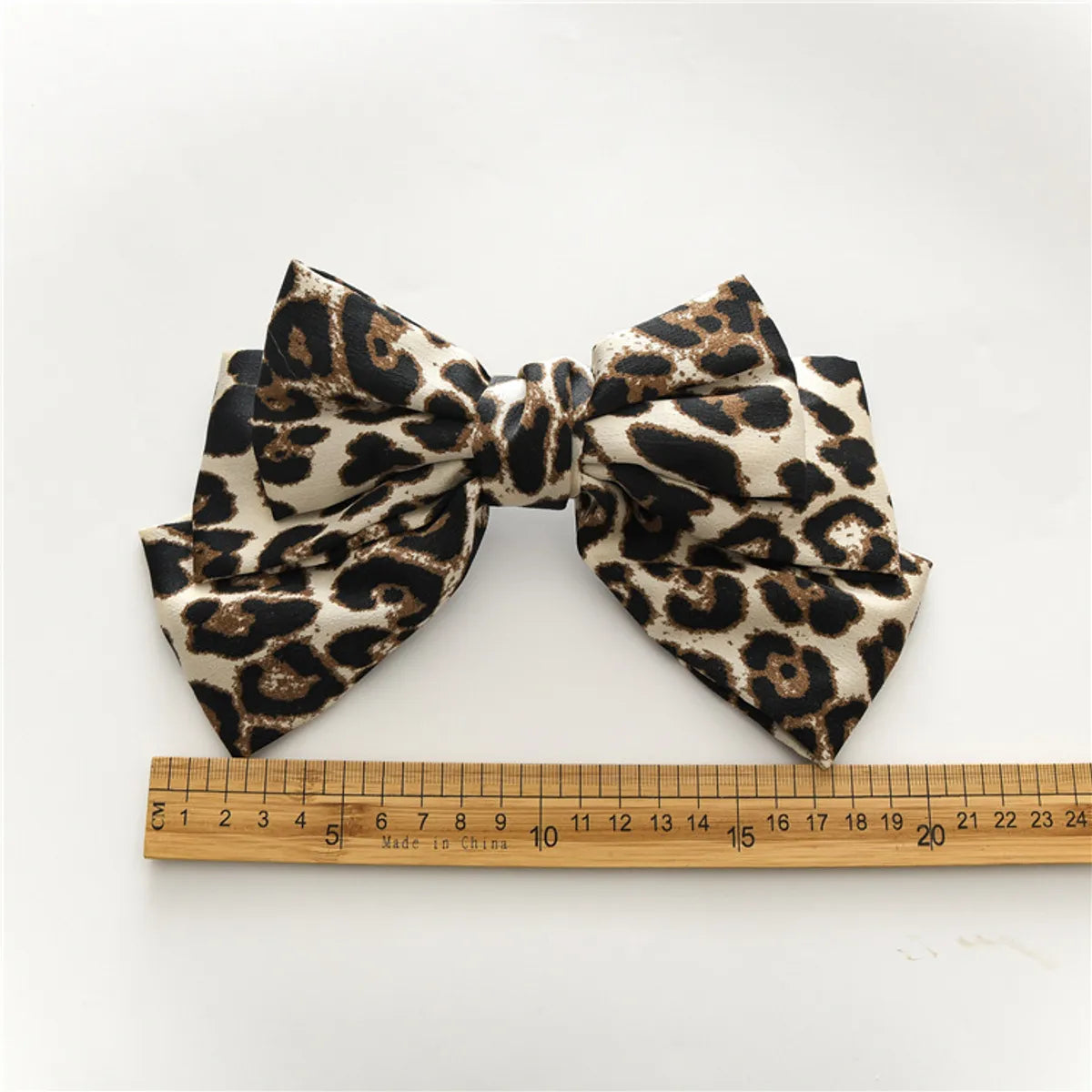 Women'S Classic Style IG Style Bow Knot Leopard Hair Clip