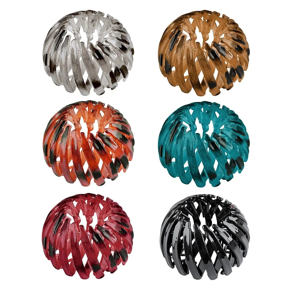 Women'S Classic Style Korean Style Geometric Plastic Inlay Rhinestones Hair Claws