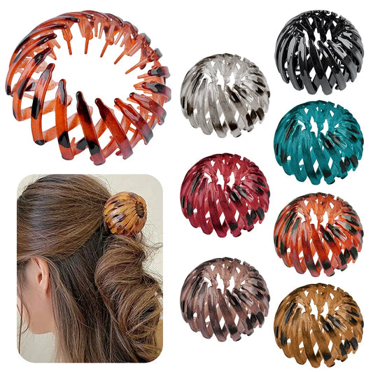 Women'S Classic Style Korean Style Geometric Plastic Inlay Rhinestones Hair Claws