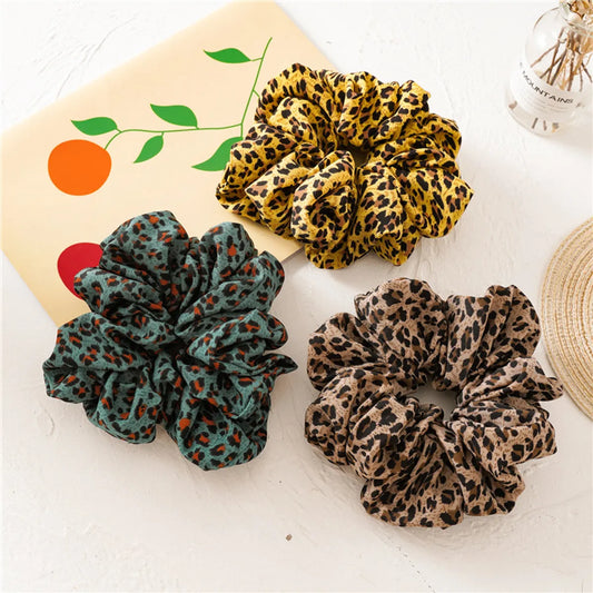 Women'S Classic Style Leopard Hair Tie