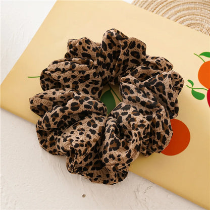 Women'S Classic Style Leopard Hair Tie