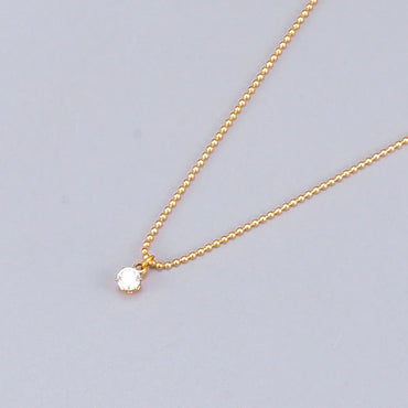 Women's Commute Geometric Titanium Steel Necklace Plating Rhinestones Stainless Steel Necklaces