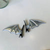 Women'S Cool Style Bat Pu Leather Hair Clip