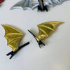 Women'S Cool Style Bat Pu Leather Hair Clip