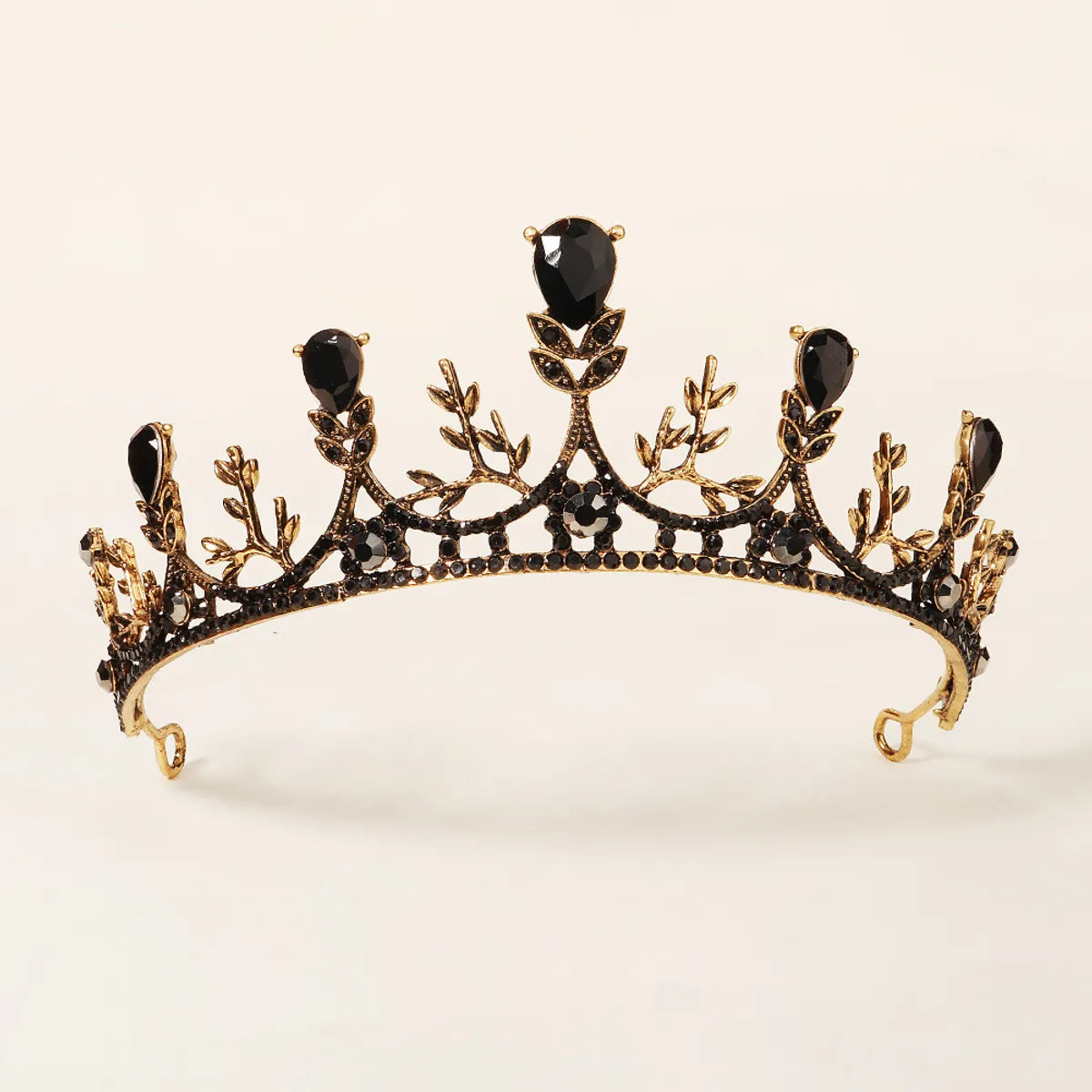 Women'S Cool Style Crown Alloy Inlay Rhinestones Pearl Crown