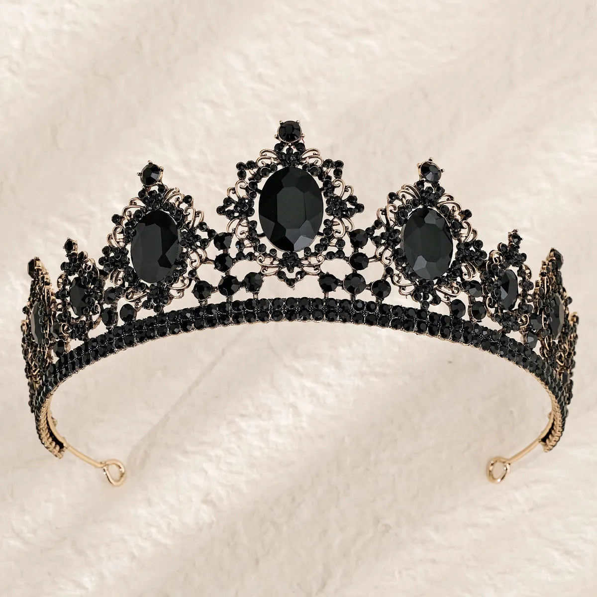 Women'S Cool Style Crown Alloy Inlay Rhinestones Pearl Crown