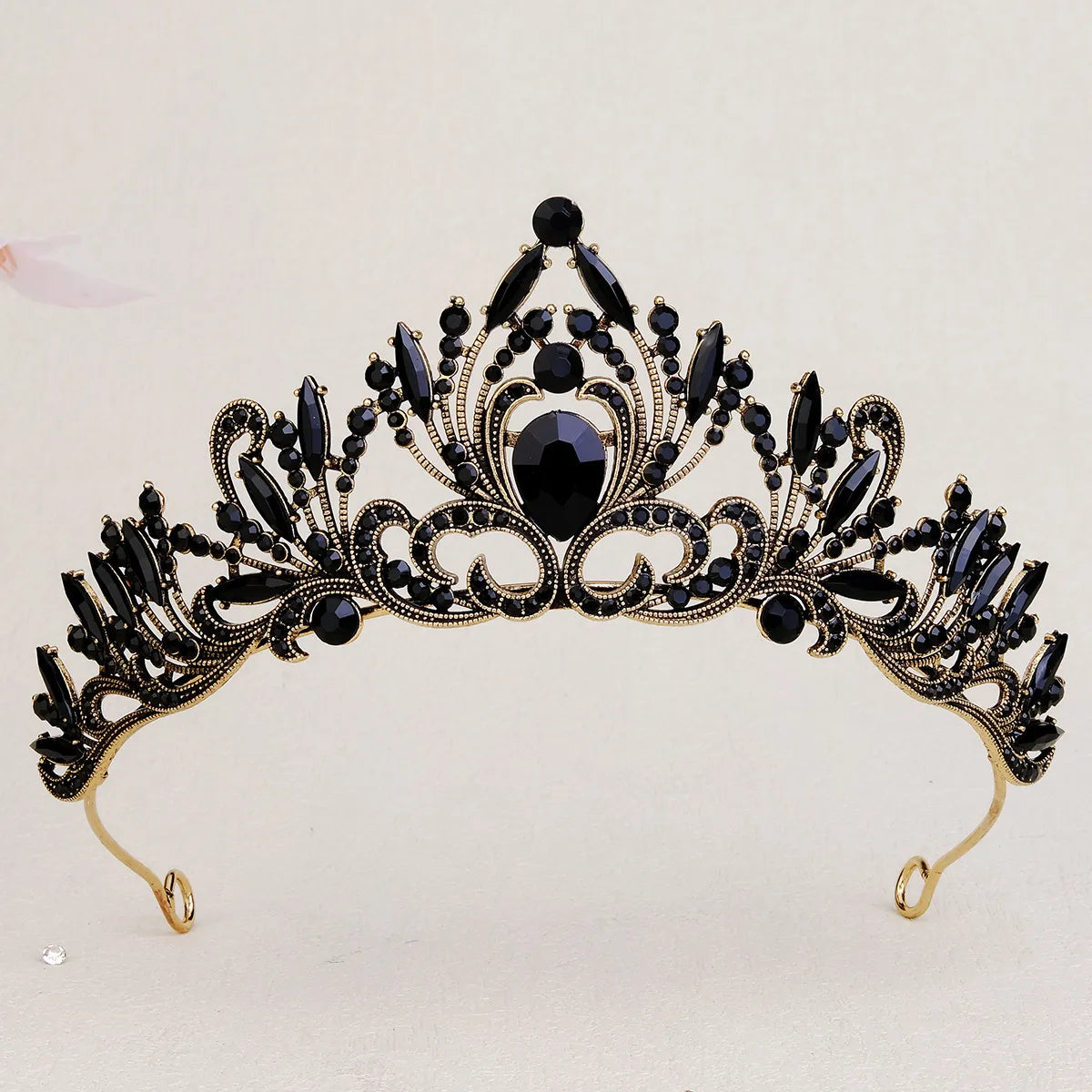 Women'S Cool Style Crown Alloy Inlay Rhinestones Pearl Crown