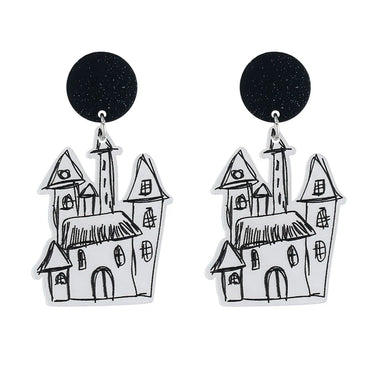 Fashion Halloween Pattern Acrylic No Inlaid Earrings