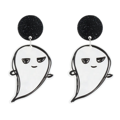 Fashion Halloween Pattern Acrylic No Inlaid Earrings