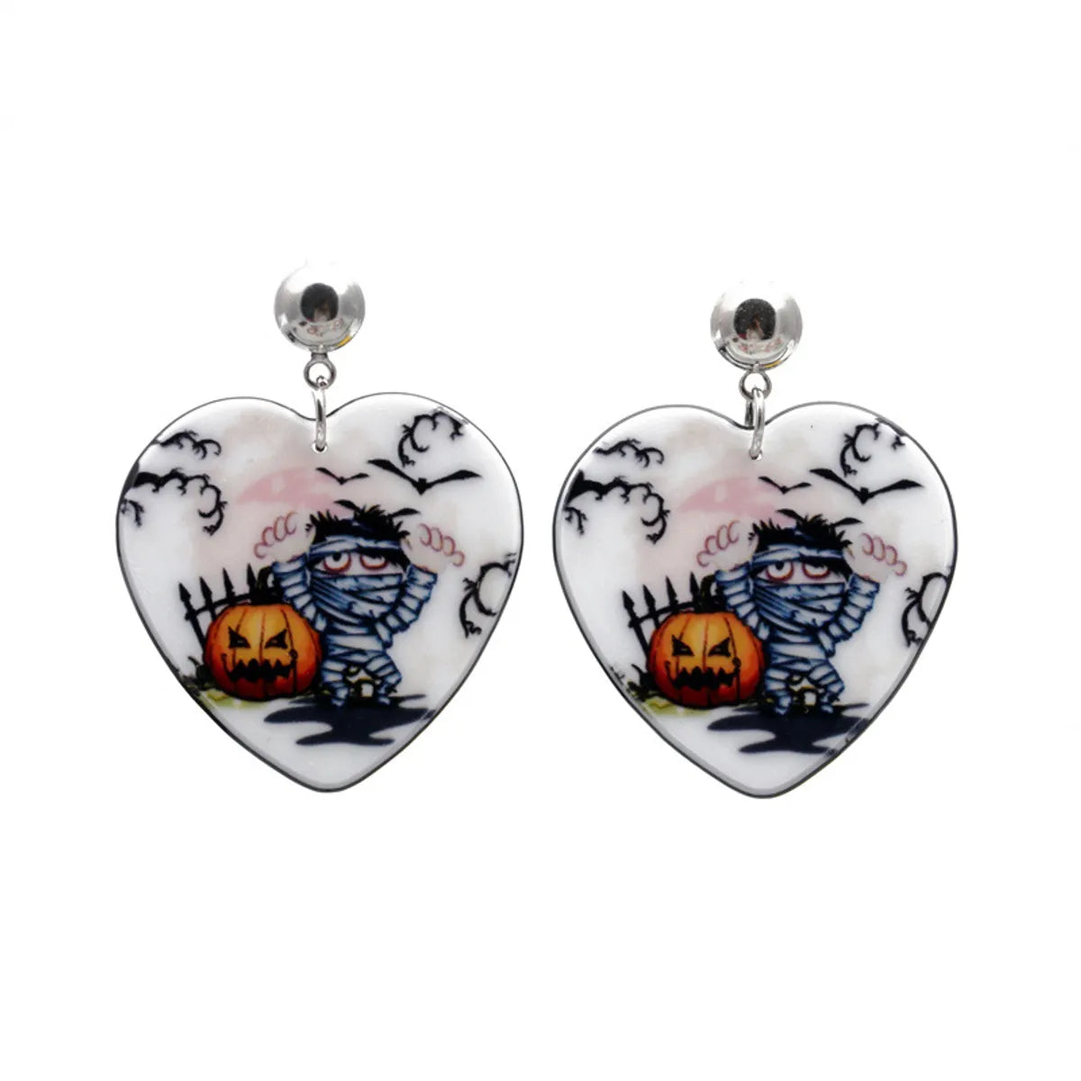 Fashion Halloween Pattern Acrylic No Inlaid Earrings