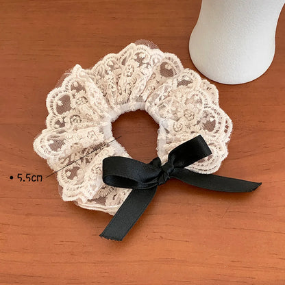 Women'S Cute Bow Knot Lace Lace Hair Tie