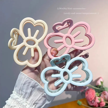 Women'S Cute Bow Knot Plastic Stoving Varnish Hair Claws