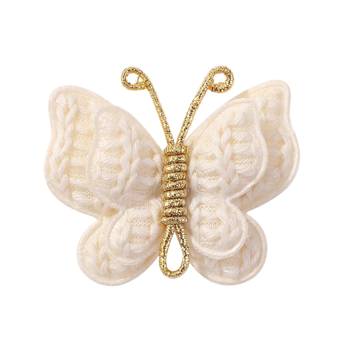 Women'S Cute Butterfly Yarn Hair Clip