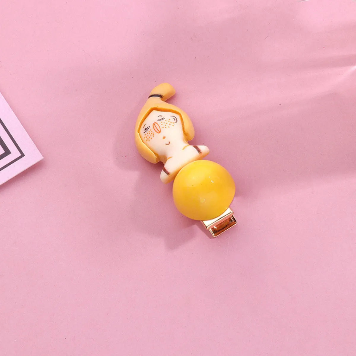 Women'S Cute Cartoon Character Alloy Resin Hair Clip