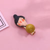 Women'S Cute Cartoon Character Alloy Resin Hair Clip