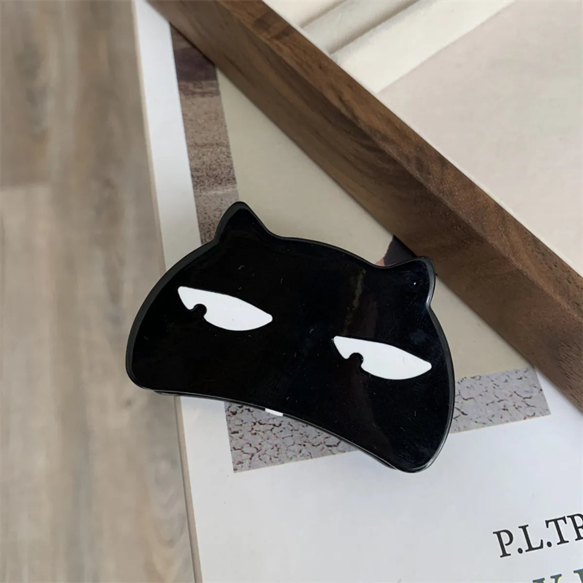 Women'S Cute Cat Acetic Acid Sheets Hair Clip