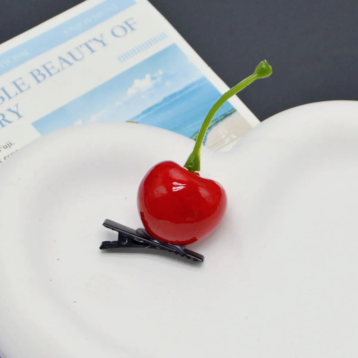 Women'S Cute Cherry Resin Epoxy Hair Clip