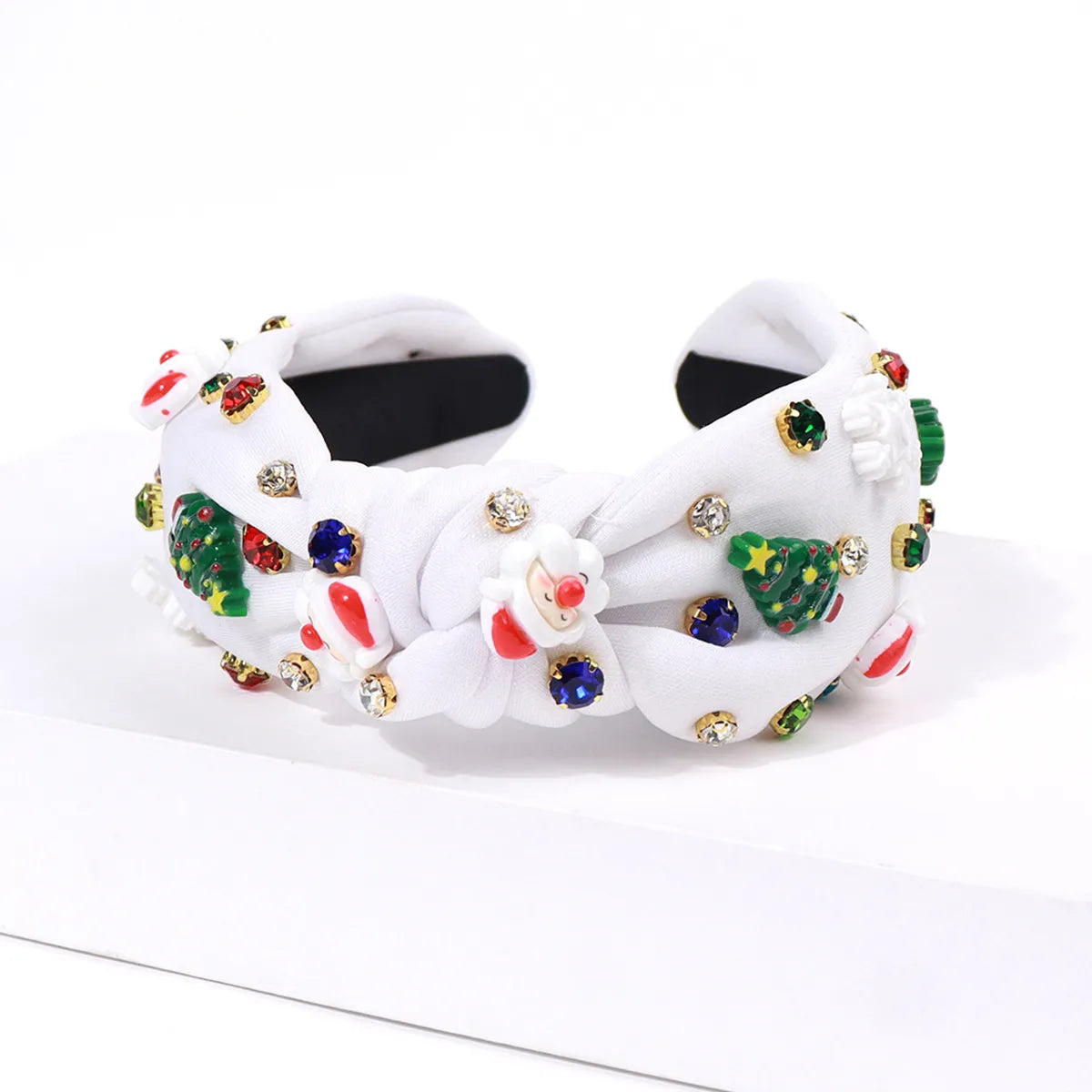 Women'S Cute Christmas Tree Santa Claus Plastic Hair Band