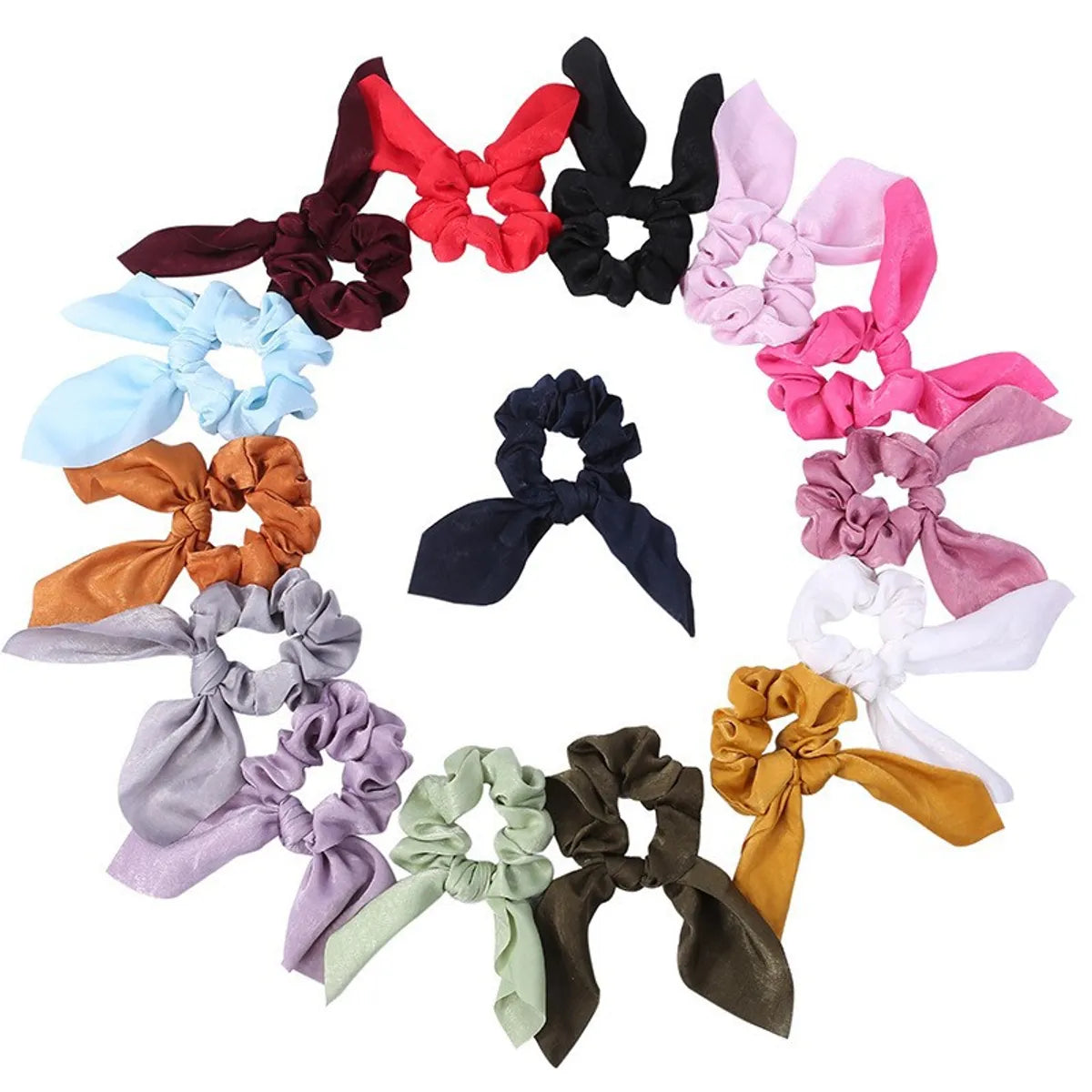 Women'S Cute Classic Style Bunny Ears Cloth Hair Tie