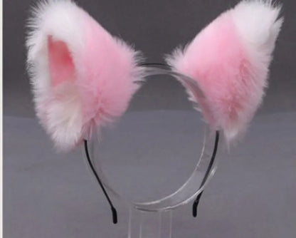 Women'S Cute Ear Plush Handmade Hair Band