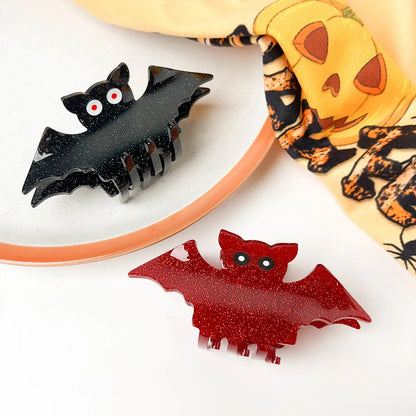 Women'S Cute Funny Halloween Pattern Arylic Hair Claws