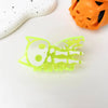 Women'S Cute Funny Halloween Pattern Arylic Hair Claws