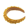 Women'S Cute Geometric Imitation Pearl Cloth Sponge Inlay Pearl Hair Band