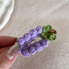 Women'S Cute Grape Cloth Hair Clip