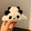 Women'S Cute Panda Plush Hair Claws