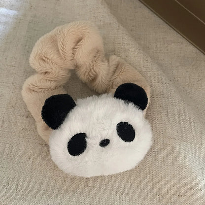 Women'S Cute Panda Plush Hair Claws