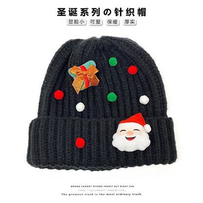 Women'S Cute Santa Claus Eaveless Wool Cap