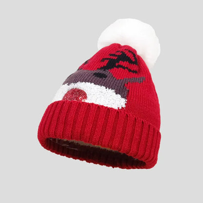 Women'S Cute Santa Claus Eaveless Wool Cap