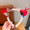 Women'S Cute Sweet Antlers Cloth Hair Clip Hair Band