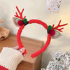 Women'S Cute Sweet Antlers Cloth Hair Clip Hair Band